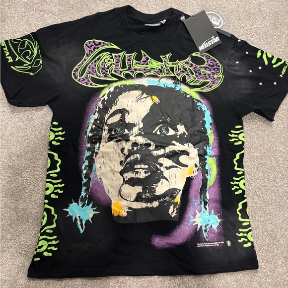 MENS HELLSTAR GRAPHIC T SHIRT - SMALL/MEDIUM/LARGE - Picture 1 of 5